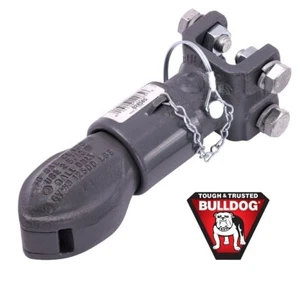 Acoplador de remolque para cuello Bulldog bola 2-5/16 12.500 lb canal ajustable rígido - Imagen 1 de 1