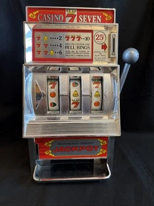 Vintage Waco "Casino Crown Seven” Novelty Slot Machine Tested Working! See Video - Picture 1 of 15