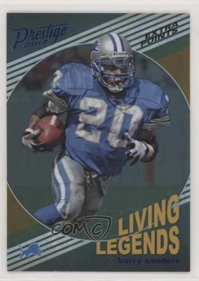 2017 Panini Prestige Living Legends Xtra Points Blue Barry Sanders #12 HOF - Image 1 of 2