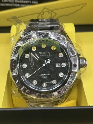 Invicta 53mm Reserve Ripsaw Automatic Carbon Fiber Dial 2 Tone Watch 38839 - image 1 of 4