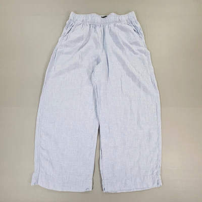 Tahari Womens Trousers Purple Lilac XL Wide Leg 100% Linen Pants Summer - Image 1 of 4