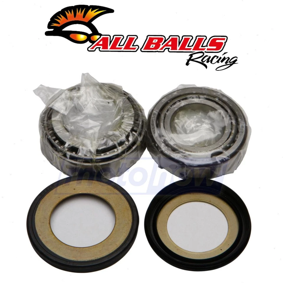 All Balls Steering Stem Bearing Kit for 1979-1982 Kawasaki KZ1300 - Control hx Foto 1 de 4