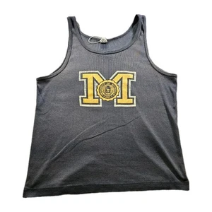 Vintage University Of Michigan 70s 80s Champion Tank Top T-Shirt USA Made XL - Picture 1 of 7