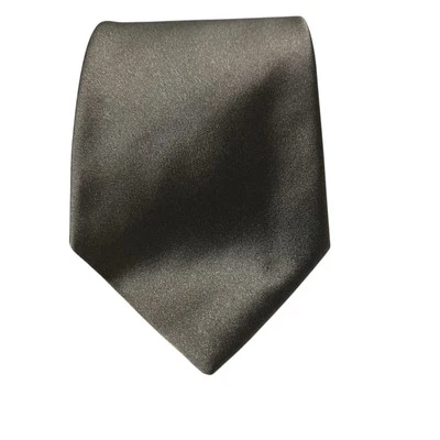 Corbata Ralph Lauren Etiqueta Púrpura 100% Seda Gris Diseñador Hecha en Inglaterra Foto 1 de 4