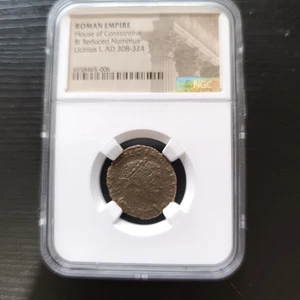 Roman Emperor Numerian Bronze Coin AD308-324 NGC Graded5 / 14 - Picture 1 of 7