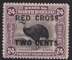 GV NORTH BORNEO SG226, 24c + 2c malva, montado como nuevo. Gato 24€. - Imagen 1 de 2