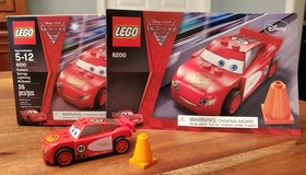 LEGO 8200 Radiator Springs Lightning McQueen 100% Complete with Box and Manual