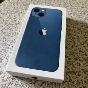 Original Apple iPhone 13 Blue EMPTY BOX Sticker No phone Box Only 2021 - Photo 1 sur 10
