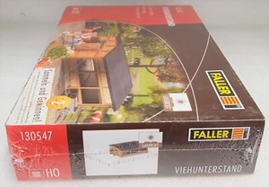 Faller 130547, 45tlg. Bausatz: Viehunterstand, Epoche V, H0, NEU&OVP - Picture 1 of 3