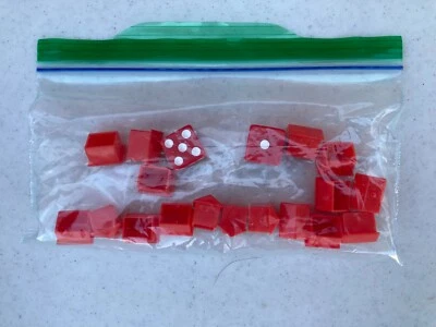 Monopoly Cheater's Edition | Piezas de repuesto | Solo hoteles y dados Foto 1 de 4