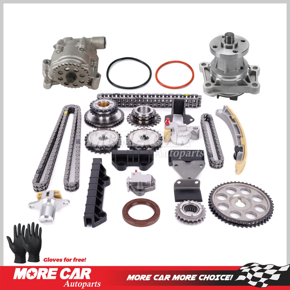 Timing Chain Kit Oil Water Pump for Suzuki XL-7 Grand Vitara Chevy Tracker V6 - Image 1 of 4