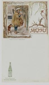 Badoit Quellmenü "Japanischer Bauer im Winteranzug" - Bild 1 von 1