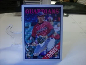 2023 Topps Update 1988 Topps Baseball #88US-16 - Tanner Bibee 23-390 - Picture 1 of 2