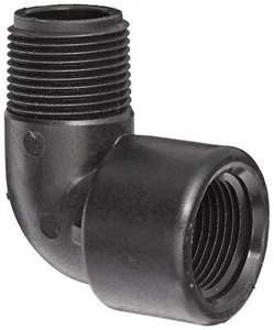 Banjo SL075-90 Polypropylene Pipe Fitting, 90 Degree Street Elbow, Schedule 80, - Picture 1 of 2