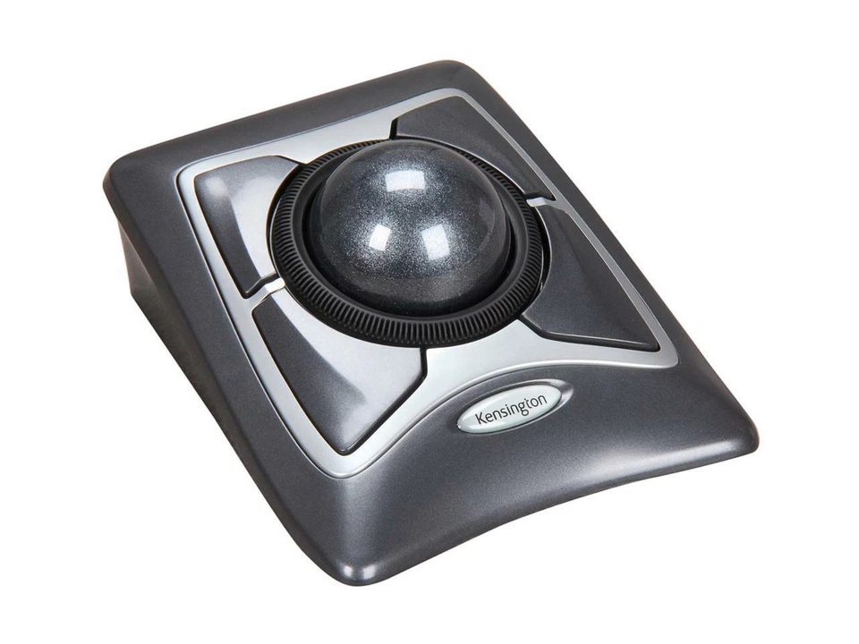 Kensington Expert Trackball USB Ambidextrous Optical Mouse - Black, Silver - Image 1 of 1