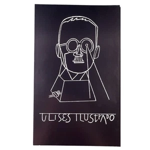 Eduardo Arroyo Ulysses illustriertes Exlibris Kunstdruck 7,75 x 12,5 Zoll James Joyce - Bild 1 von 1