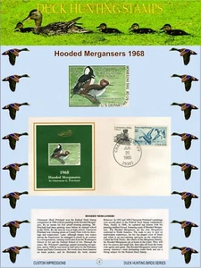 DUCK HUNTING STAMPS CANVAS WALL ART PAINTING PICTURES HANGING POSTERS HOME DECOR - Picture 1 of 1