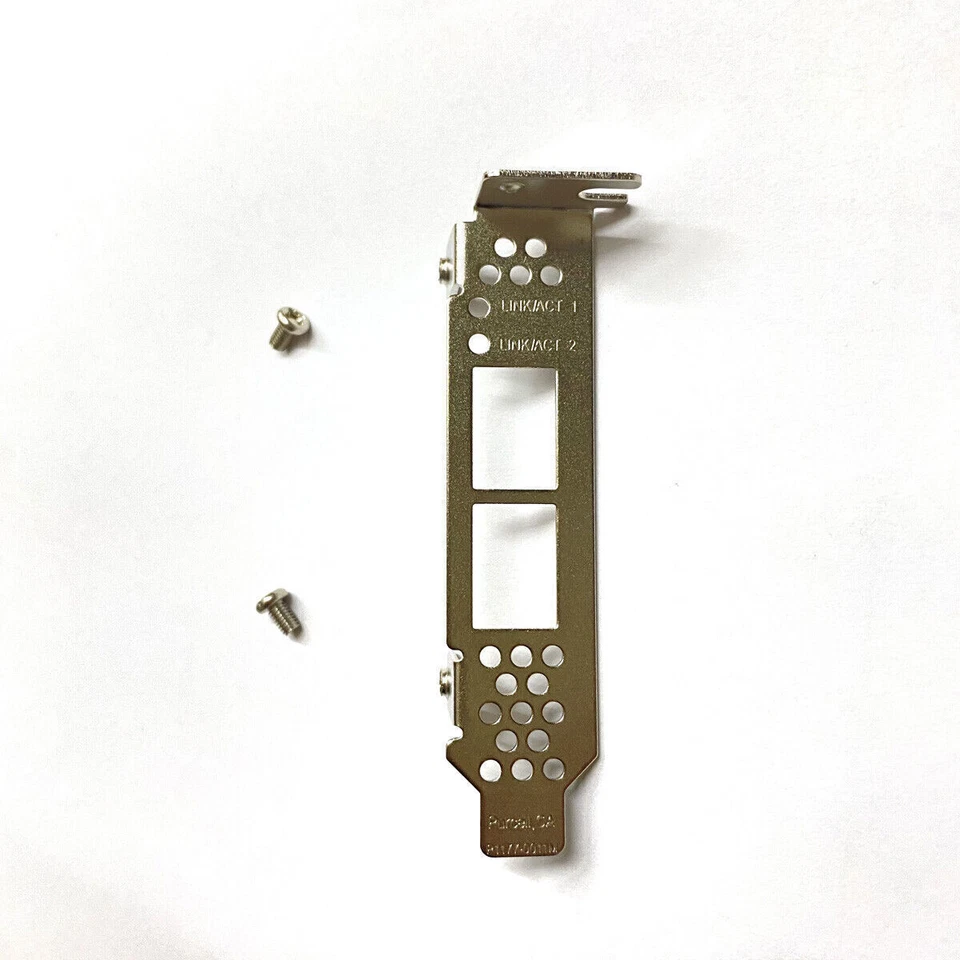 Low Profile bracket for Chelsio T520-CR T420-CR T520-LL-CR T520-SO-CR HTTG1 - Image 1 of 2