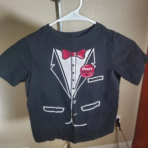 Boys Faded Glory 5T Black Tuxedo T-Shirt - Picture 1 of 5