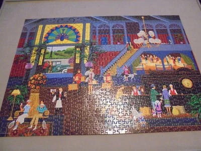 HomeTown Collection 1000 Piece Puzzle Check In Complete Heronim - Image 1 of 4
