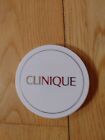 Clinique Round Compact Handbag Mirror Small White Double Sided NEW