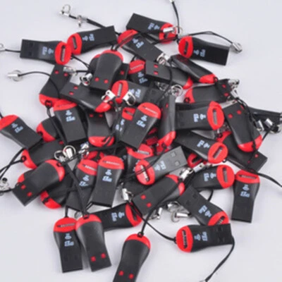 100Pcs Mini USB 2.0 Micro SD SDHC TF Flash Memory Card Reader Adapter For Laptop - Image 1 of 4