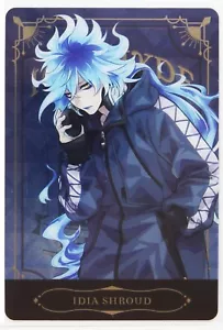 Disney Twisted Wonderland Metal Card J4-06 Idia Shroud Bandai Japan - Picture 1 of 4