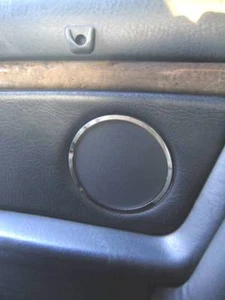D Chrom Ringe für Lautsprecher hinten / Audi 80 90 B3 B4 - Edelstahl poliert - Picture 1 of 3