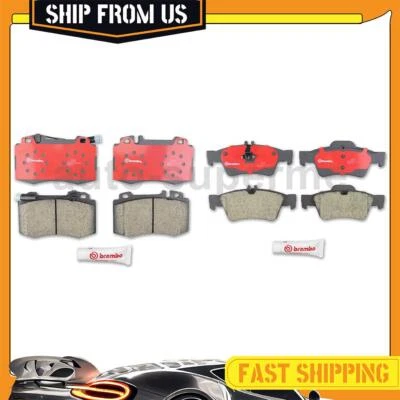 For 2006 Mercedes-Benz SL500 5.0L Brembo Brake Pad Set Front Rear 2x Foto 1 de 4