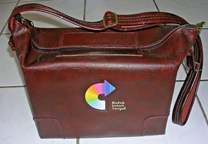 Vintage Kodak Instant Camera Carrying Tote Case w/ Strap, Soft Leather-like - Picture 1 of 6