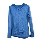 Zella Hoodie L Womens Blue Pullover Long Sleeve Polyester Blend Activewear