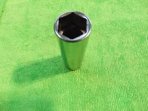 Snap-on Tools USA NEW 1/2" Drive 19mm Metric 6 Point Deep Chrome Socket TSM19 - Imagen 1 de 3