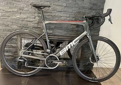 SUPER CLEAN! BMC SLR 1 AXS Disc Team Machine DT Swiss CRD51 Wheels 61cm + POWER - Image 1 of 4