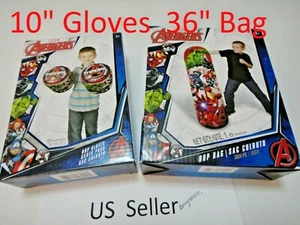 Marvel Avengers Bop Bag and Gloves Set Exercise Fun Hulk Iron Man US Seller - Picture 1 of 6