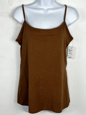 Camiseta sin mangas Sonoma The Everyday Cami para mujer talla L marrón correa de espagueti NUEVA Foto 1 de 4