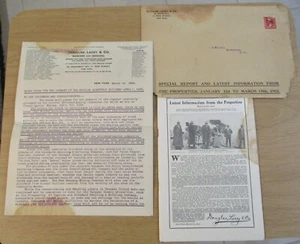 ORIGINAL VTG 1902 GEMISCHTE Metalle/ÖLBERGBAU Investition DOKUMENTE ~ Douglas SPITZE ~ - Bild 1 von 20