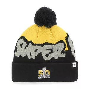 Cappello in maglia con pom ricamato Youth NFL 2016 Super Bowl 50 del '47 - Foto 1 di 2