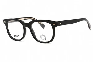 HUGO BOSS 1444/N 0807 Eyeglasses Black Frame 52mm - Picture 1 of 4