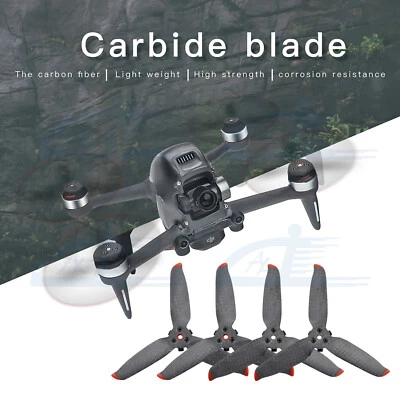 4PC Carbon Fiber Low-Noise Propellers For DJI FPV Drone Combo Quick Release Prop - Image 1 of 4