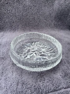 IITTALA TAPIO WIRKKALA ""LUNARIA"" DESIGN EISGLASSCHALE, FINNLAND - Bild 1 von 14
