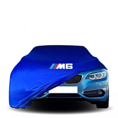🎯 Bmw M6 Car Cover Class Dust Proof Windproof  Combing  Indoor Car Cover Blue - Image 1 of 4
