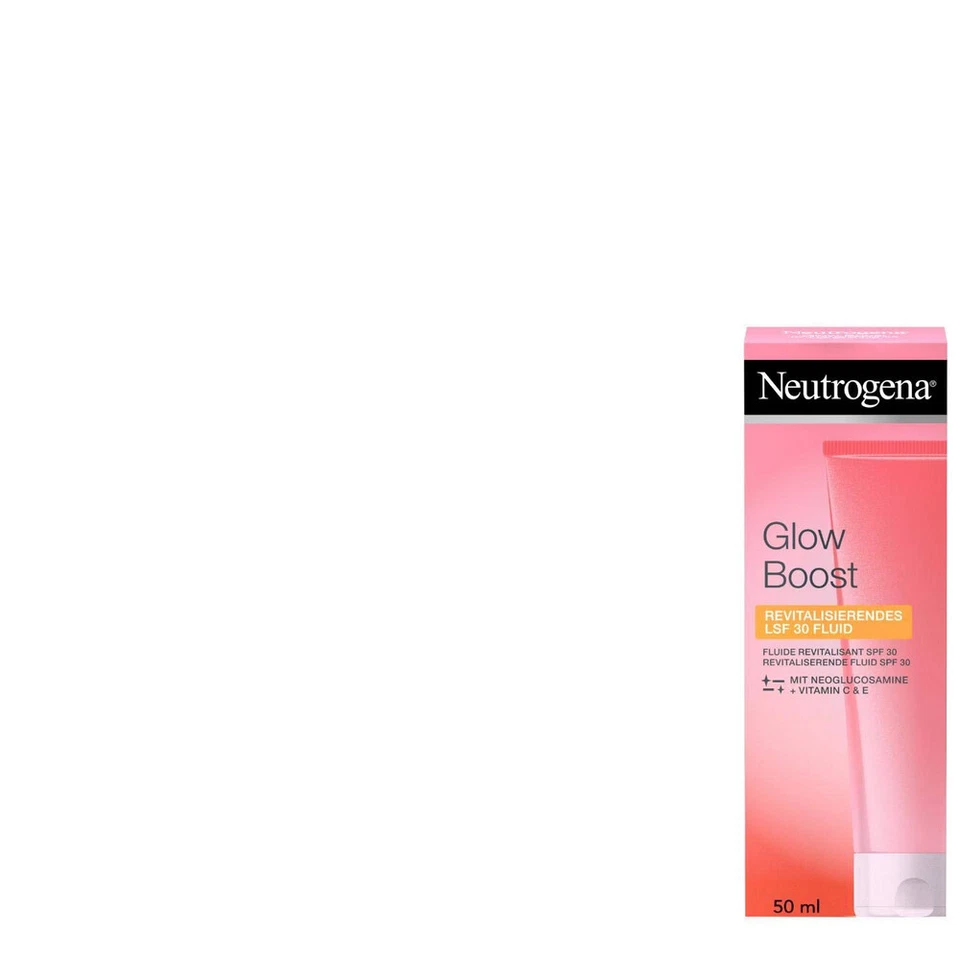 1x50ml Neutrogena Anti-Age Glow Boost Revitalisierend LSF 30 Fluid | Schützt - Bild 1 von 1