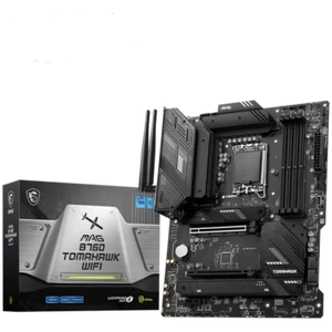 MSI MAG B760 Tomahawk WIFI Motherboard, Socket 1700, DDR5, 192 GB RAM, PCI 5.0 - Picture 1 of 5