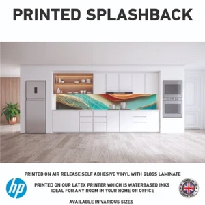 Marble Kitchen Splashback Self Adhesive Printed Laminated Vinyl 3Mtr MS099 - Picture 1 of 1