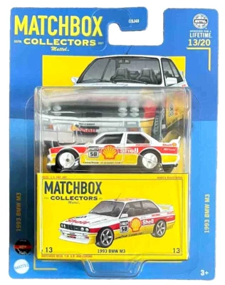 Matchbox 1993 BMW M3 E30 Collectors 13/20 2024 1:64 Modellauto Spielzeug Shell - Bild 1 von 4