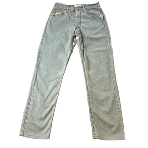 Vintage Armani Mens Jeans 30 30 Stonewash Light Blue Faded Regular Straight Fit - Picture 1 of 14