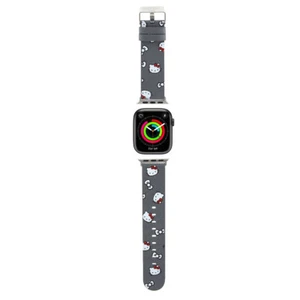Hello Kitty Köpfe und Knoten Armband für Apple Watch - Silber �� - Bild 1 von 4