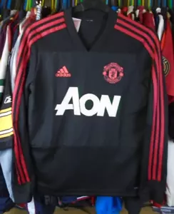 Manchester United 2018 Adidas FUSSBALL SOCCER TRAINING SHIRT TRIKOT TOP SMALL - Bild 1 von 4