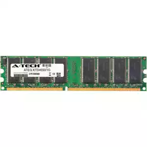 Kingston KTD4550/1G A-Tech Equivalent 1GB DDR 333 MHz PC2700 Desktop Memory RAM - Picture 1 of 2
