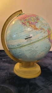 Replogle World Scholar Series Globus 11" Raised Relief Globe 1993-1997 Vintage - Bild 1 von 11